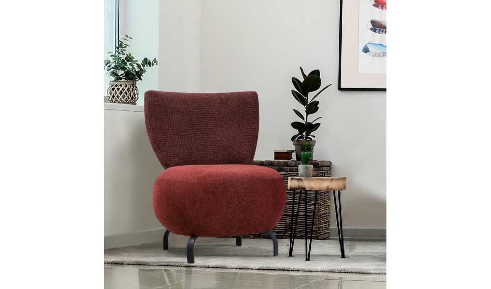 Fotoliu, Loly - Rosu Claret, 64 x 84 x 74 cm