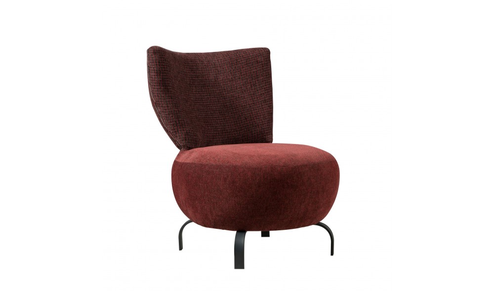 Fotoliu, Loly - Rosu Claret, 64 x 84 x 74 cm