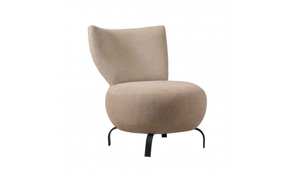 Set fotoliu, Set Loly - Crema, 64 x 84 x 74 cm