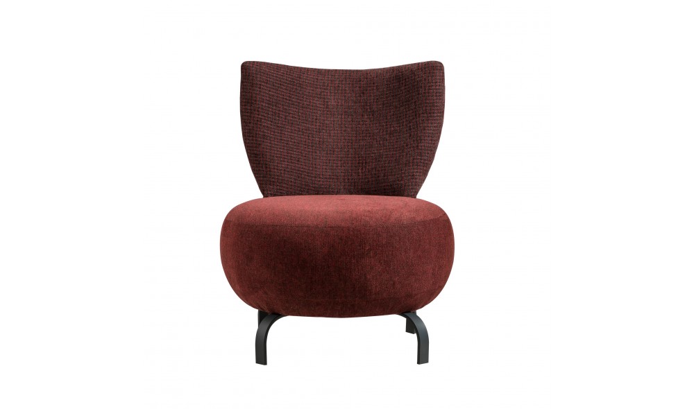 Set fotoliu, Set Loly - Rosu Claret, 64 x 84 x 74 cm