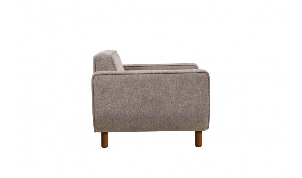 Fotoliu, Larus Berjer - Nuc, Gri, 103 x 81 x 92 cm