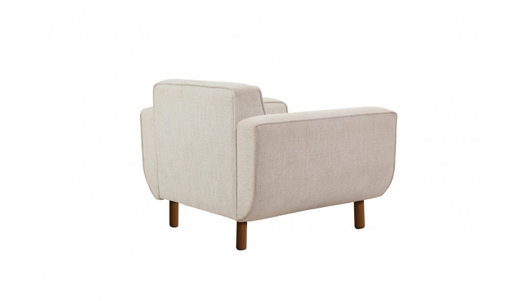 Fotoliu, Larus Berjer - Nuc, Smantana, 103 x 81 x 92 cm