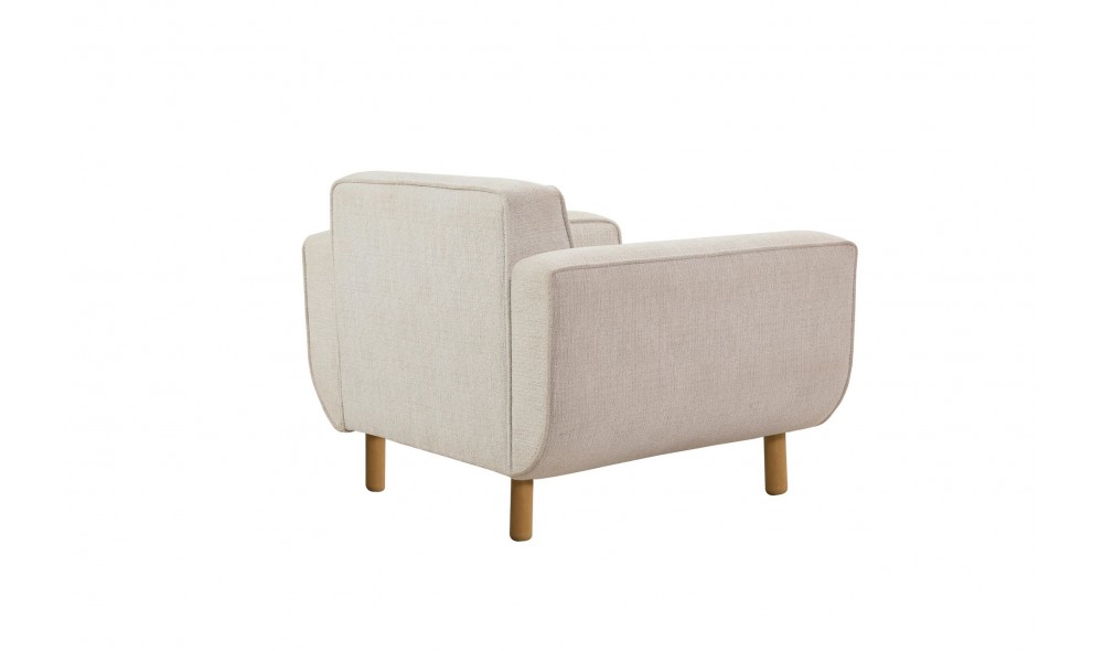 Fotoliu, Larus Berjer - Stejar, crem, 103 x 81 x 92 cm