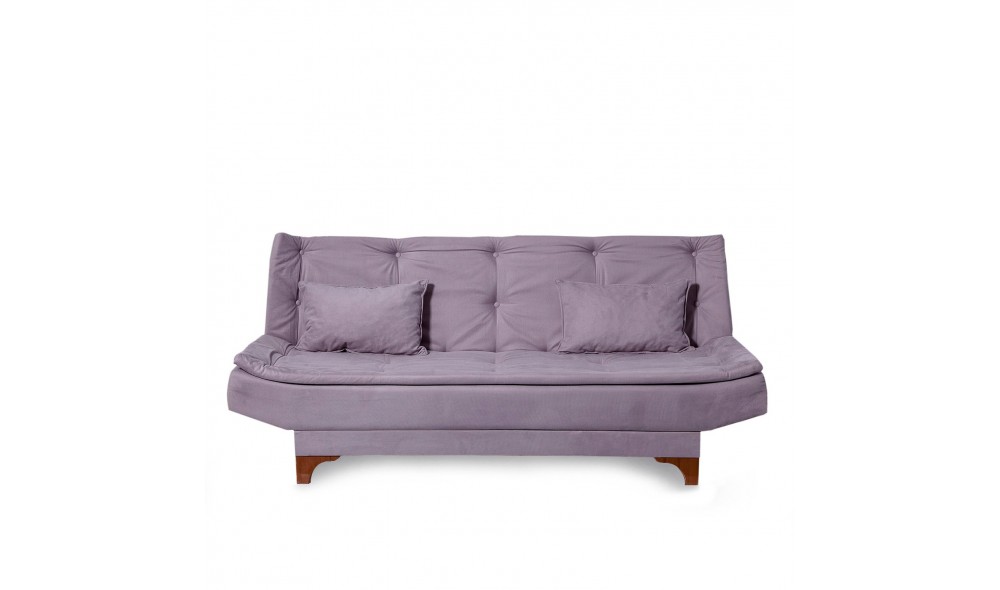 Canapea extensibila cu 3 locuri, Kelebek - Gri, 190 x 90 x 85 cm