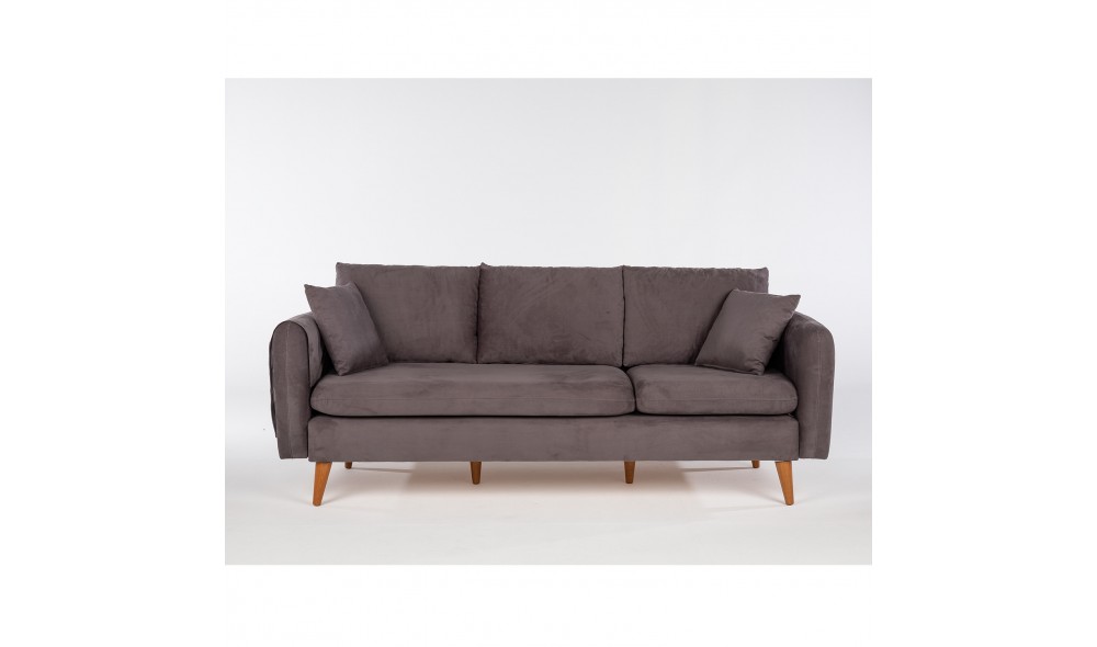 Canapea 3 locuri, Sofia - Antracit, 215 x 91 x 85 cm