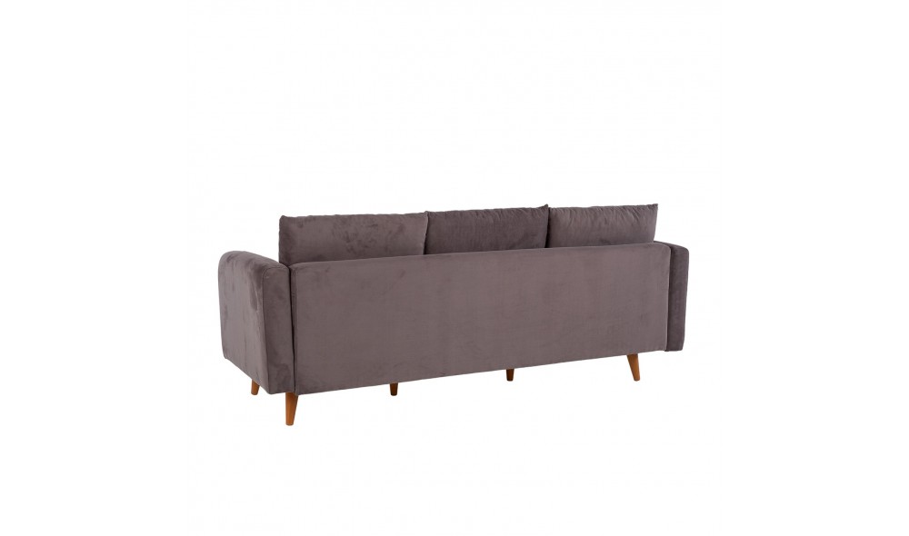 Canapea 3 locuri, Sofia - Antracit, 215 x 91 x 85 cm