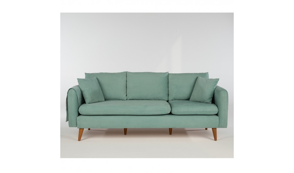 Canapea 3 locuri, Sofia - Sea Green, 215 x 91 x 85 cm
