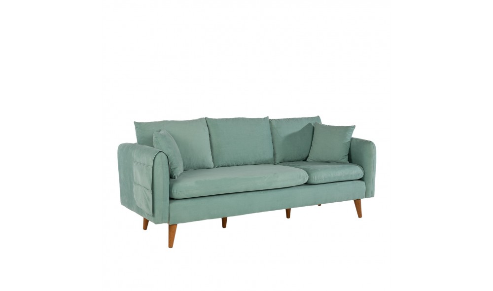 Canapea 3 locuri, Sofia - Sea Green, 215 x 91 x 85 cm