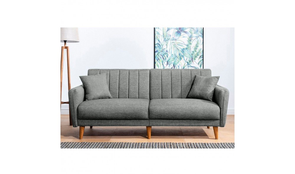 Canapea extensibila cu 3 locuri, Aqua - Verde, 210 x 80 x 90 cm