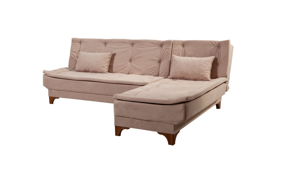 Canapea extensibila de colt, Kelebek Colt dreapta - Stanca, 225 x 86 x 160 cm