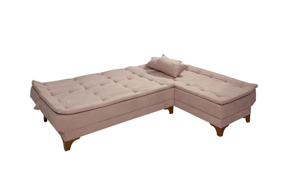 Canapea extensibila de colt, Kelebek Colt dreapta - Stanca, 225 x 86 x 160 cm