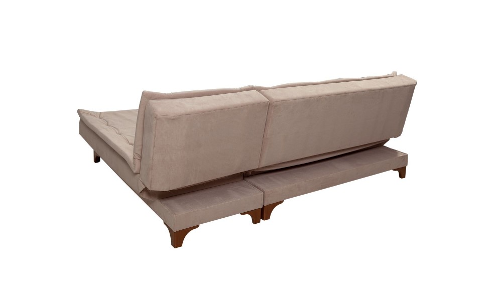 Canapea extensibila de colt, Kelebek Colt dreapta - Stanca, 225 x 86 x 160 cm