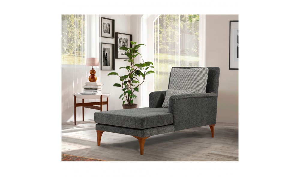 Fotoliu de zi, Bifo - Antracit, 79 x 100 x 167 cm