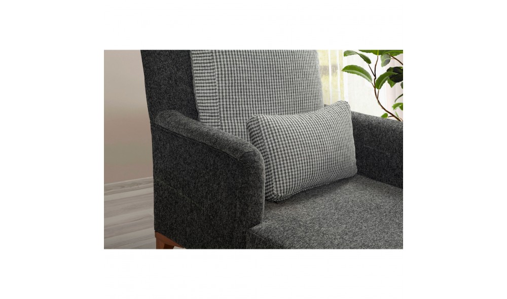 Fotoliu de zi, Bifo - Antracit, 79 x 100 x 167 cm