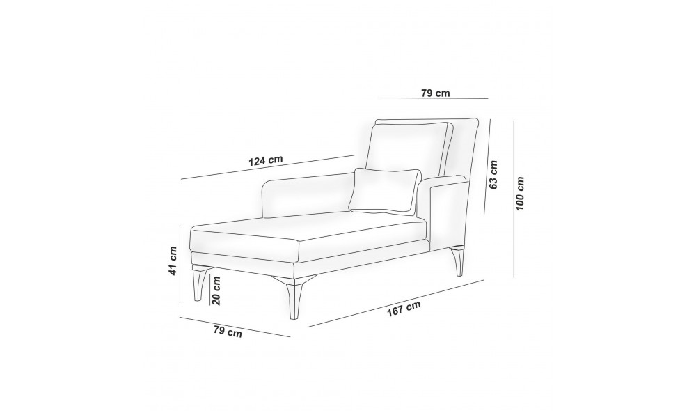 Fotoliu de zi, Bifo - Rosu Claret, 79 x 100 x 167 cm