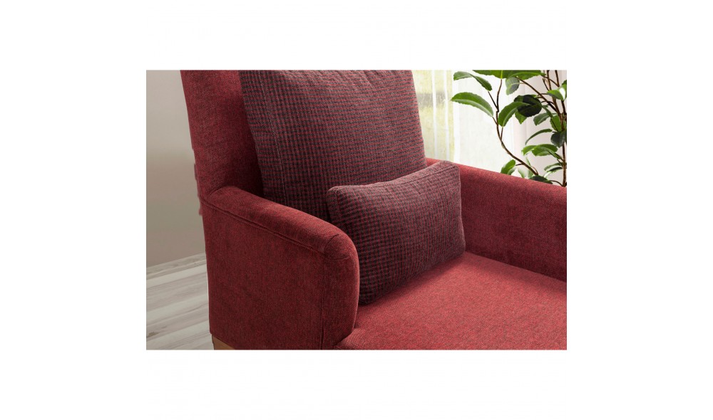 Fotoliu de zi, Bifo - Rosu Claret, 79 x 100 x 167 cm