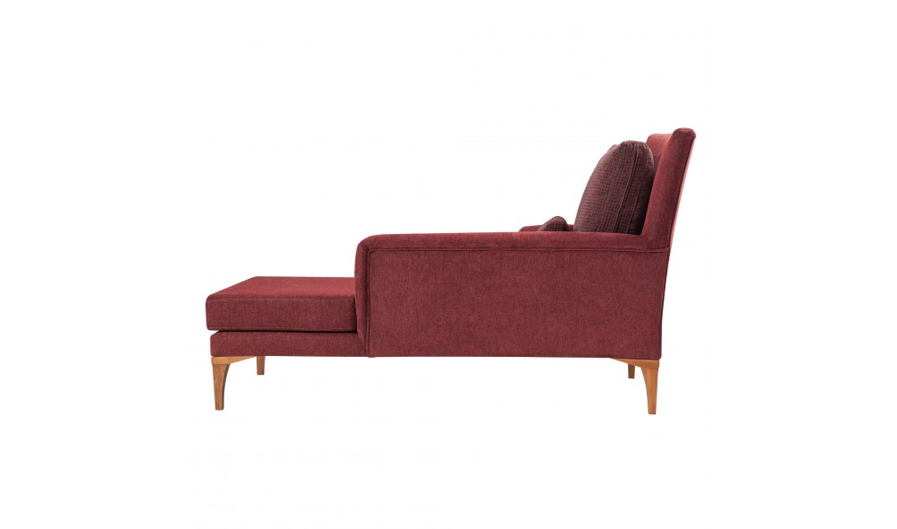 Fotoliu de zi, Bifo - Rosu Claret, 79 x 100 x 167 cm