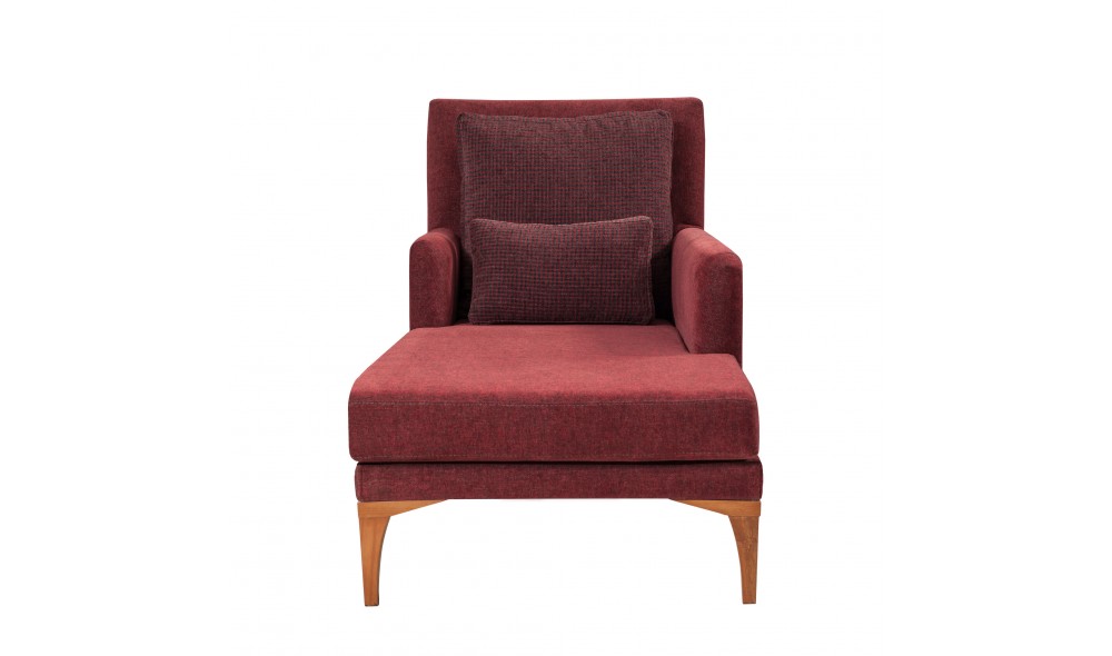 Fotoliu de zi, Bifo - Rosu Claret, 79 x 100 x 167 cm