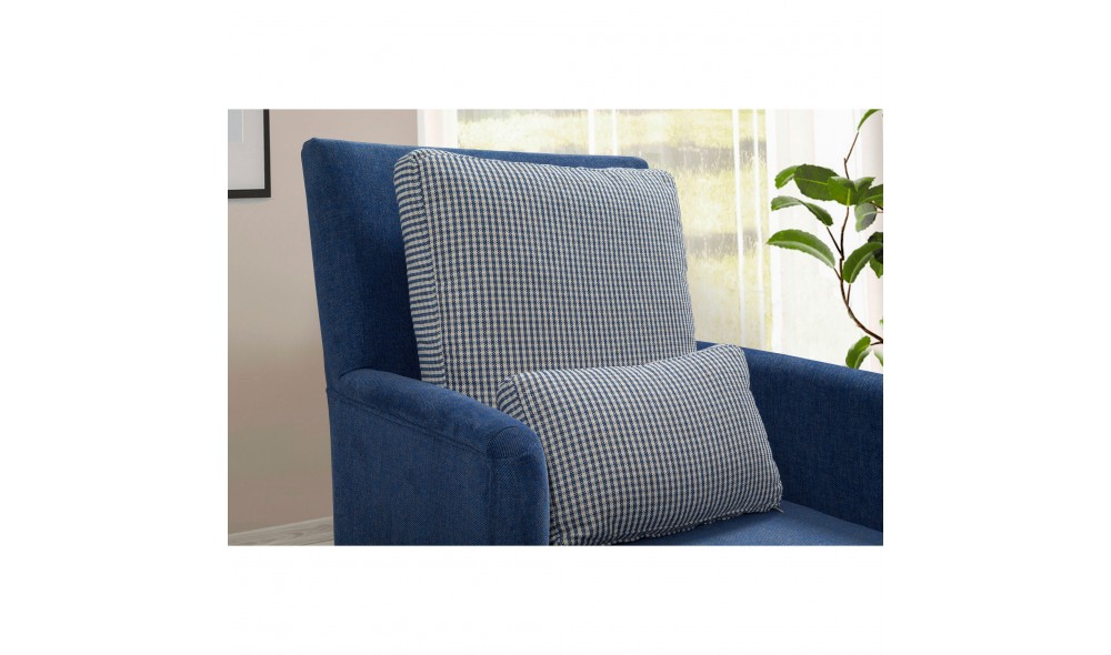 Fotoliu de zi, Bifo - Albastru, 79 x 100 x 167 cm