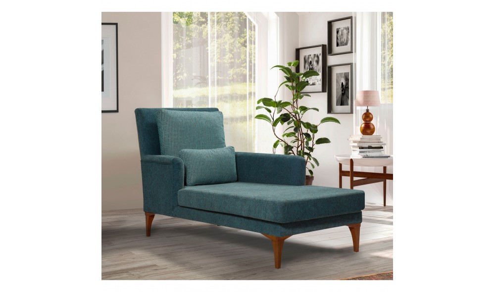 Fotoliu de zi, Bifo - Turcoaz, 79 x 100 x 167 cm