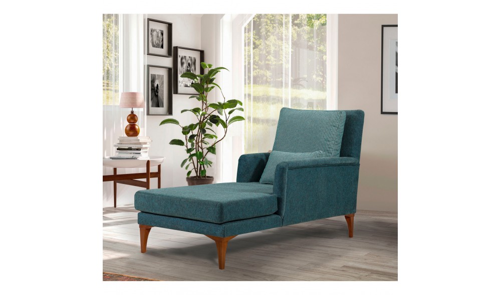 Fotoliu de zi, Bifo - Turcoaz, 79 x 100 x 167 cm