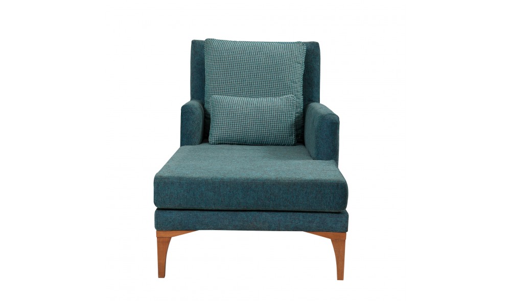 Fotoliu de zi, Bifo - Turcoaz, 79 x 100 x 167 cm