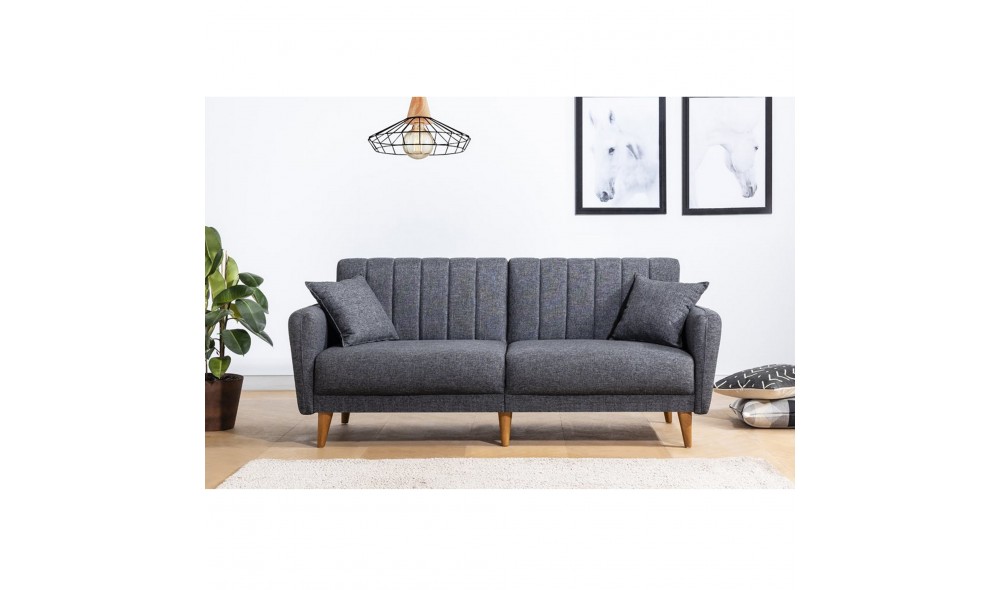 Set canapea extensibila, Aqua-TKM01-1053, 202 x 85 x 82 cm