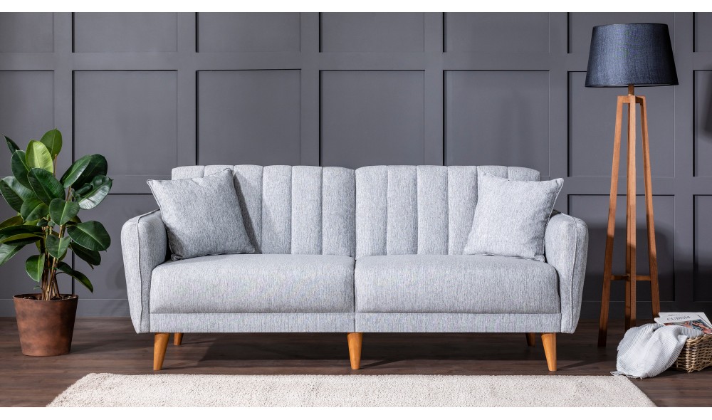 Set canapea extensibila, Aqua-TKM03-1008, 202 x 85 x 82 cm