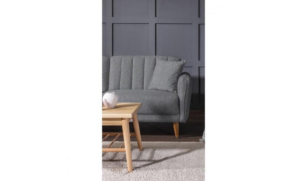 Set canapea extensibila, Aqua-TKM04-94216, 202 x 85 x 82 cm