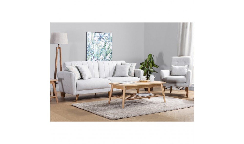 Set canapea extensibila, Aqua-TKM05-1005, 202 x 85 x 82 cm