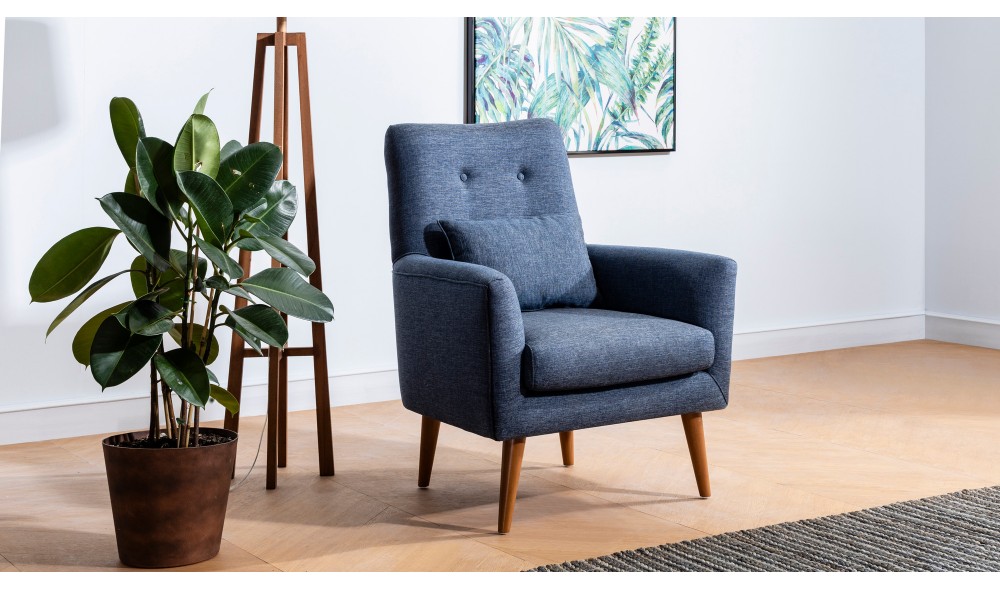 Set canapea extensibila, Aqua-TKM06-1048, 202 x 85 x 82 cm