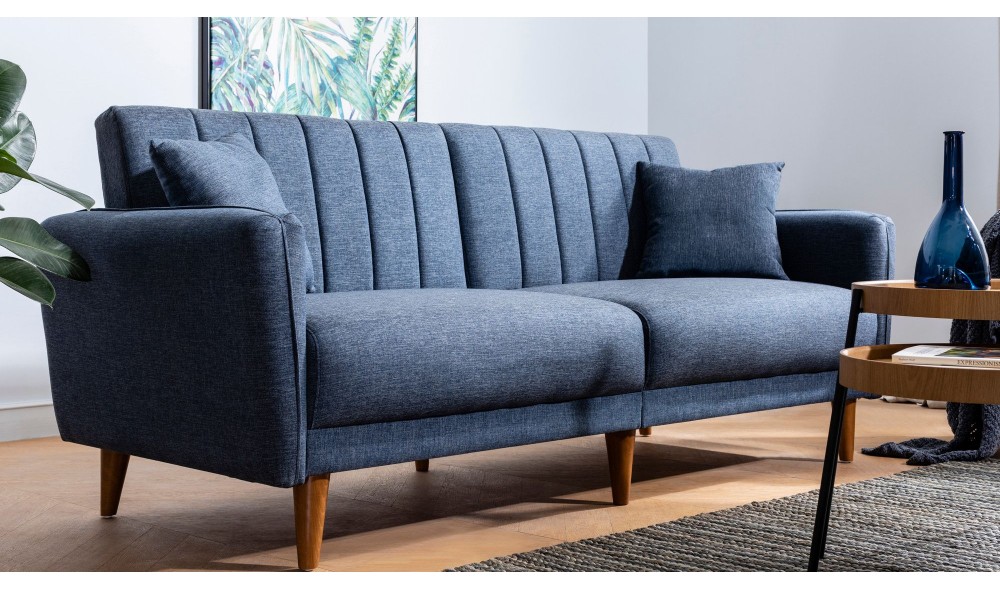 Set canapea extensibila, Aqua-TKM06-1048, 202 x 85 x 82 cm