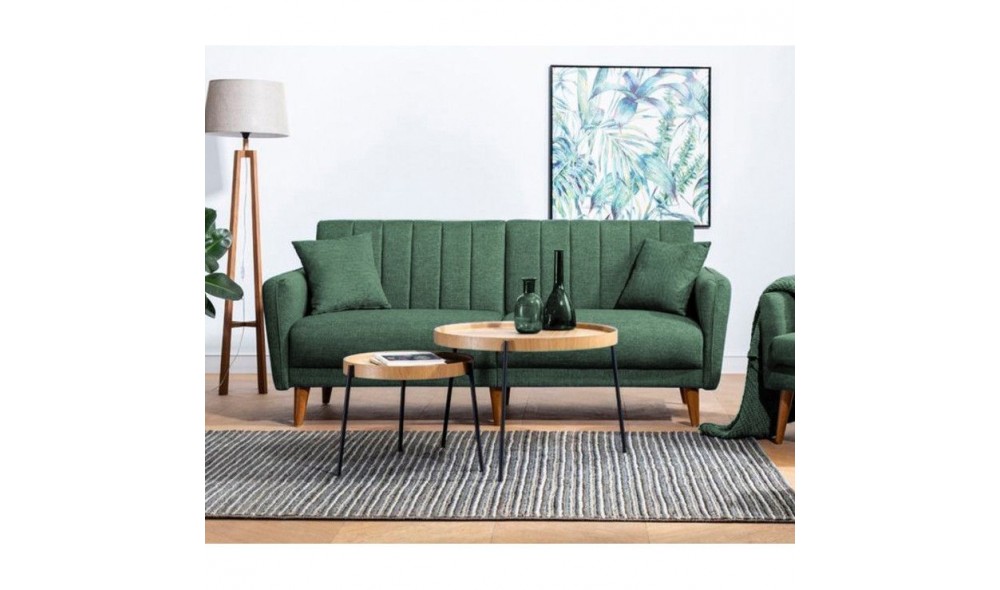 Set canapea extensibila, Aqua-TKM07-1070, 202 x 85 x 82 cm