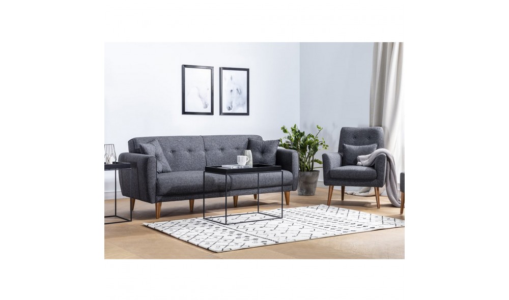 Set canapea extensibila, Aria-TKM01-1053, 205 x 85 x 80 cm