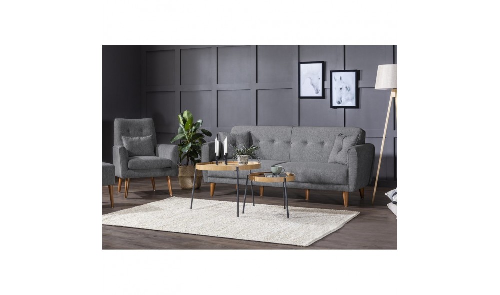 Set canapea extensibila, Aria-TKM04-94216, 205 x 85 x 80 cm