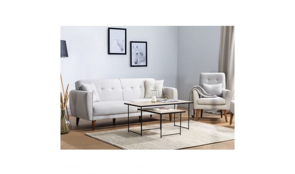 Set canapea extensibila, Aria-TKM05-1005, 205 x 85 x 80 cm