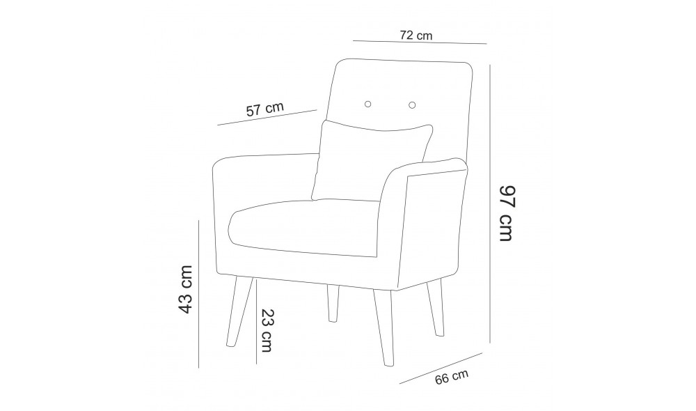 Set canapea extensibila, Aria-TKM05-1005, 205 x 85 x 80 cm