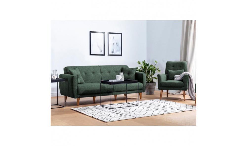 Set canapea extensibila, Aria-TKM07-1070, 205 x 85 x 80 cm