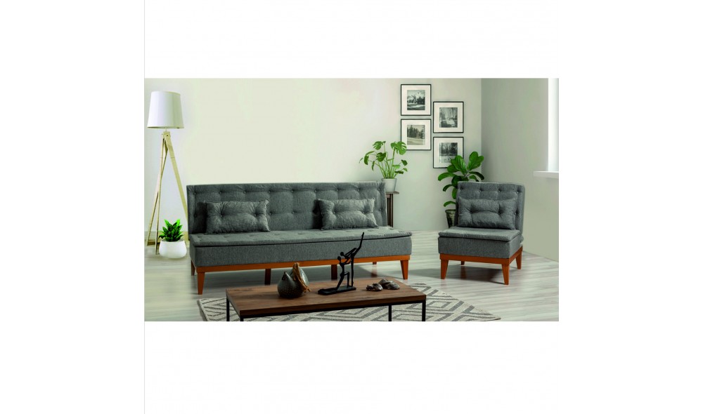 Set canapea extensibila, Fuoco-TKM04-94216, 180 x 78 x 80 cm