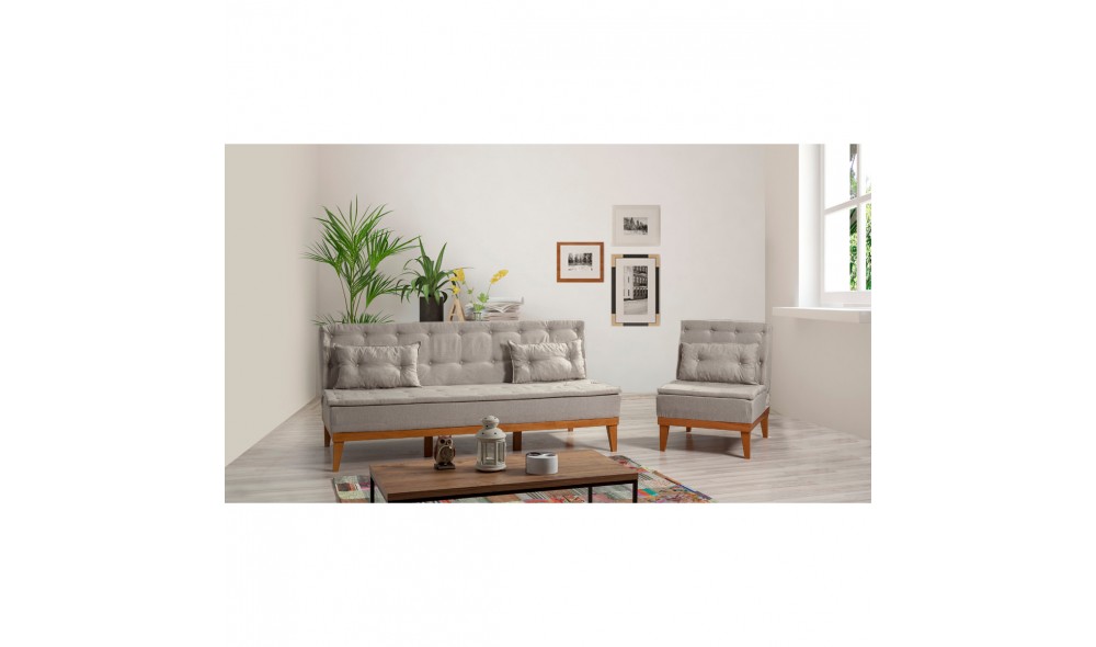 Set canapea extensibila, Fuoco-TKM05-1005, 180 x 78 x 80 cm