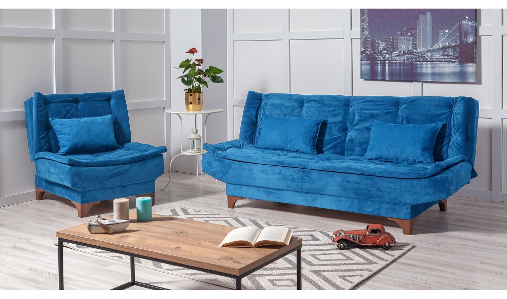 Set canapea extensibila, Kelebek-TKM06 0201, 190 x 90 x 85 cm