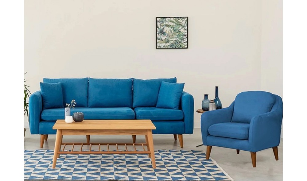 Set canapea, Sofia-TKM05-0201, 215 x 91 x 85 cm