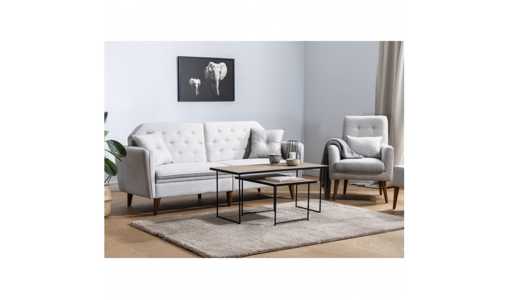 Set canapea extensibila, Terra-TKM05-1005, 202 x 83 x 82 cm