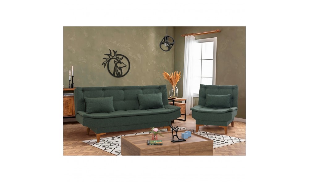 Set canapea extensibila, Santo-TKM03-1070, 190 x 90 x 85 cm