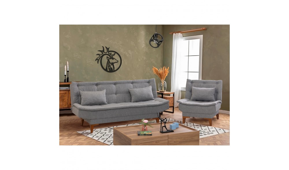 Set canapea extensibila, Santo-TKM04-1008, 190 x 90 x 85 cm