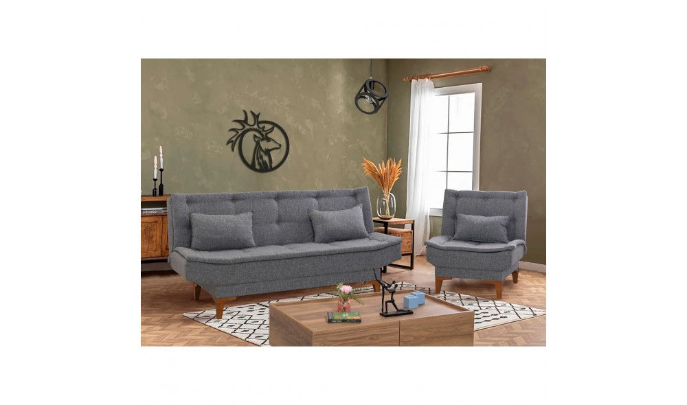 Set canapea extensibila, Santo-TKM05-94216, 190 x 90 x 85 cm