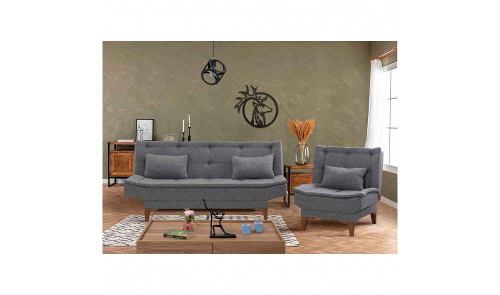 Set canapea extensibila, Santo-TKM05-94216, 190 x 90 x 85 cm