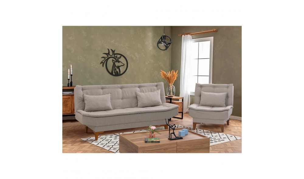 Set canapea extensibila, Santo-TKM07-1005, 190 x 90 x 85 cm