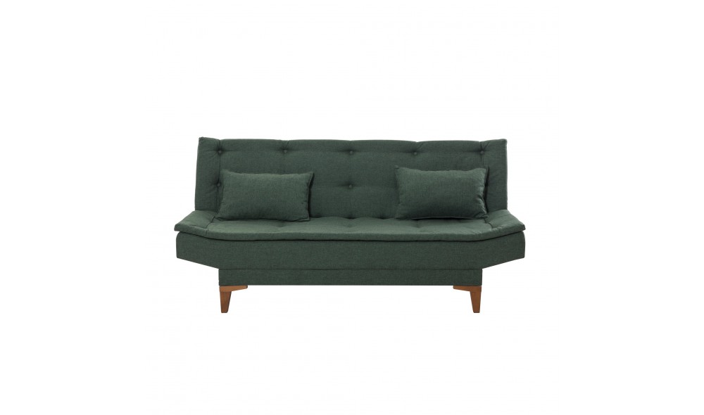 Canapea extensibila cu 3 locuri, Santo - Verde, 186 x 90 x 85 cm