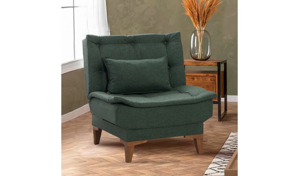 Fotoliu, Santo - Verde, 75 x 90 x 70 cm